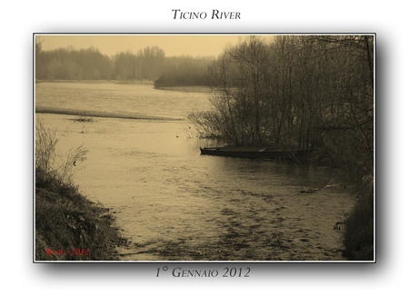 My River - nature, river, photoshop, photo, boat