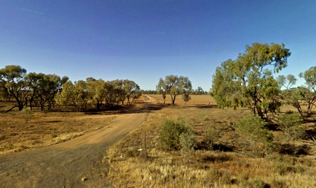 Australia - field, grass, sky australia, trees