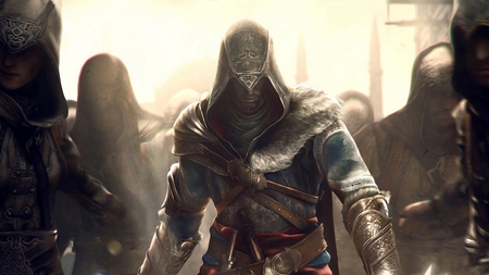 Ezio Auditore Da Firenze - ezio auditore da firenze, old, the mentor, assassin, hidden blade