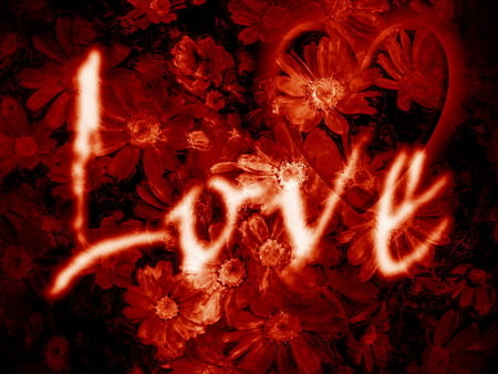 Great love - passion, feelings, red, great, love