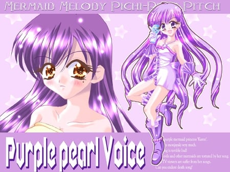 Mermaid Melody-Karen - karen, pichi pichi pitch, purple pearl voice, mermaid melody