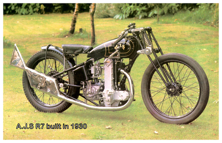 AJS - r7, 1930, ajs, brooklands