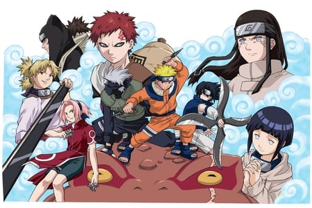 Shippuuden Squad - naruto, wall, anime, shippuuden, squad, new