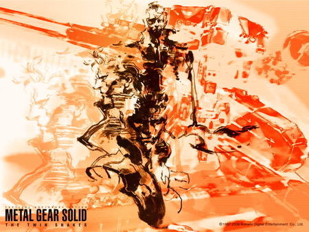 Metal Gear Solid - liquid snake, twin snakes, big boss, solid snake, metal gear solid, metal gear solid twin snakes