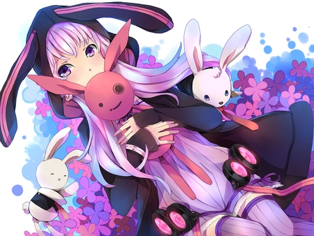 Bunny Girl - beauty, girl, wall, anime, bunny, new