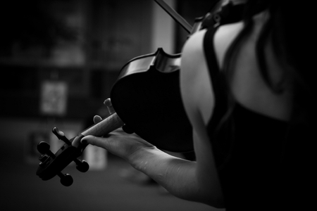 MUSE - passion, photography, music, violin, bw, muse