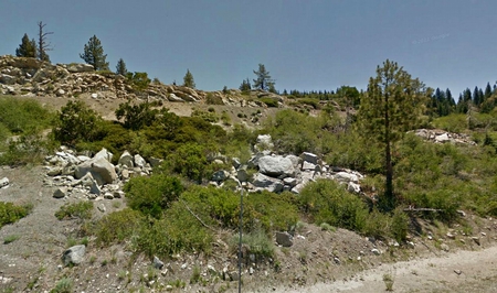 California - sky, trees, scenic, mountains, rock