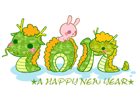 2012 - dragon, horoscope, 2012, new year