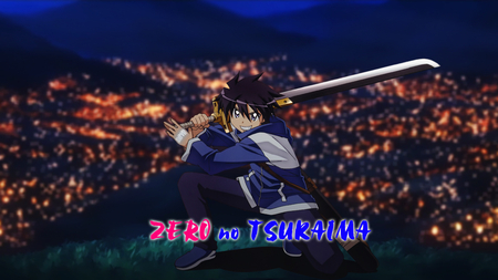 Zero no Tsukaima - sword, hero, saito, zero