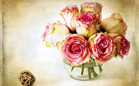 Victorian roses - bouquet, still life, rose, flower