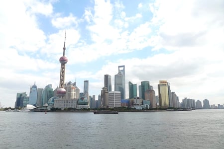 shanghai - sky, shanghai, building, sea