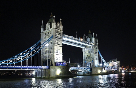 Bridge-At Night - beautiful, at night, bridge, picture