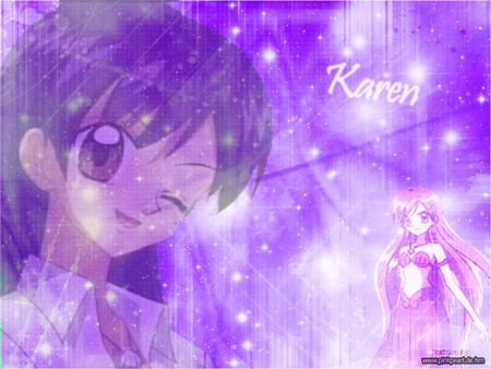 Mermaid Melody-Karen - pichi pichi pitch, purple pearl voice, mermaid melody, karen