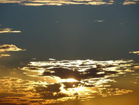 Painted Sky - sky, sunset, clouds, sun