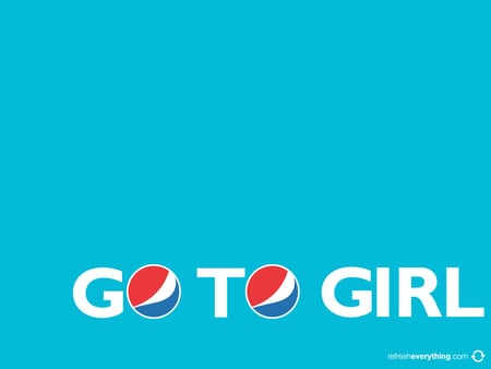 Pepsi,GO, TO, GIRL - girl, pepsi, go, to