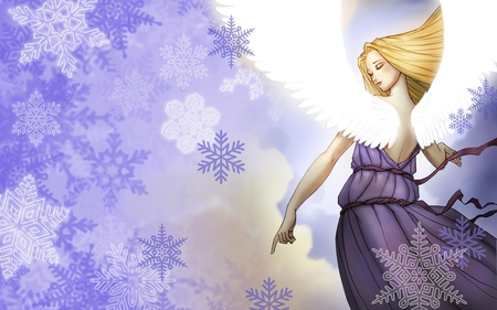 Christmas,Snow,Angel,Wallpaper,2 - angel, snow, 2, wallpaper, christmas