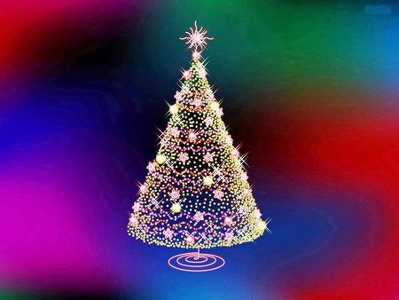 Something To Save for Next Christmas - pretty, tree, colors, christmas, lights