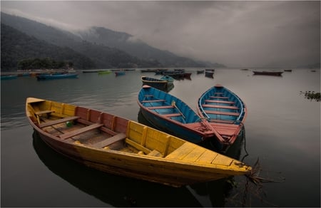 Boats - relaxing, row, serene, boat