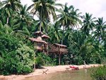 Robinson Crusoe Resort, sea coast at Ao Nang