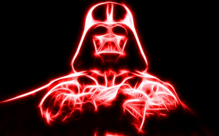 Red Vader - scifi, star wars, vader, red