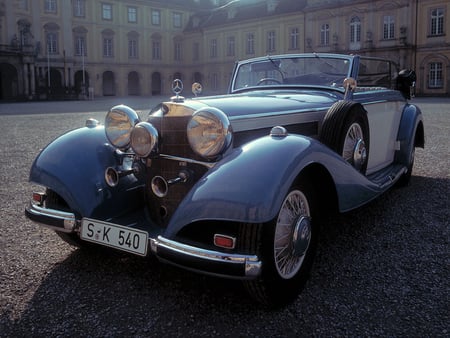 '37 Mercedes 540 Roadster - 37, merc, 1937, mercedes, antique, roadster, 540, vintage, convertible, classic