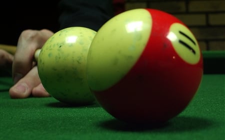 In The Pocket - table, cue, pool, balls