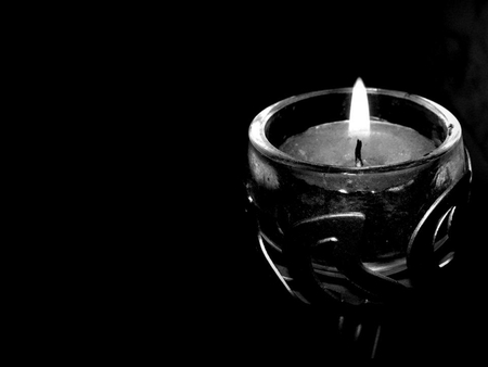 Candle - candle, black, new, light