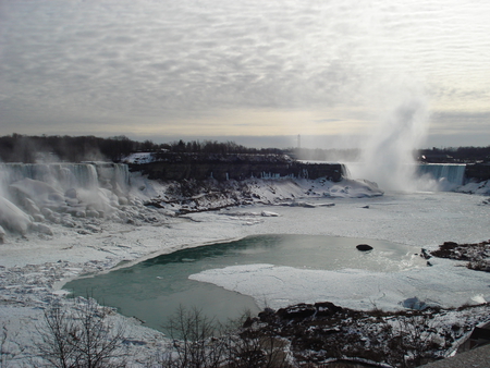  Niagara Falls, Ontario Canada 02 - white, clouds, snow, photography, waterfalls, naute, niagara falls