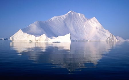 Iceberg - white, oceans, nature, iceberg, cool, winter, artic