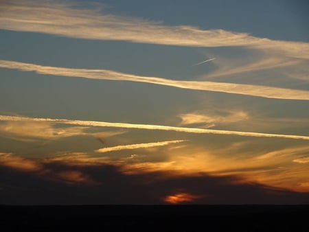 Cool Sky Shot - sky, dusk, sunset, sun