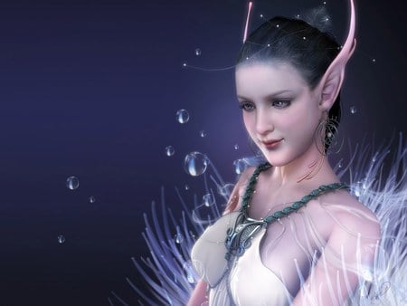 Asian CG Angel - 3d concerts, cg girl