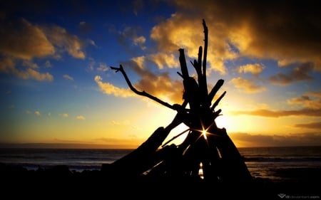 Sunset - beach, sunset