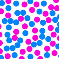 simple blue and pink dots