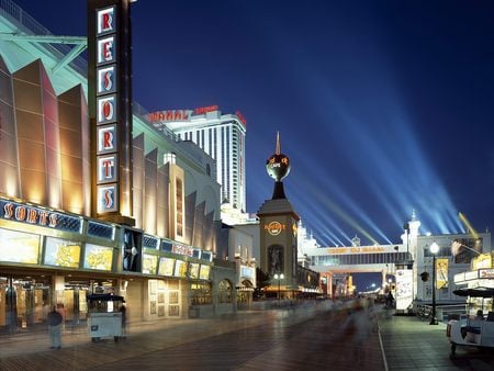 Casinos Dusky Atlantic City - new jersey, boardwalk, architecture, other, casinos, atlantic city