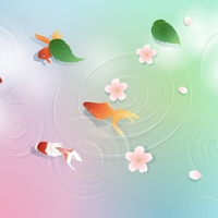 Goldfish and Peach Blossoms