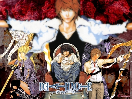 Death Note - anime, death note, dark