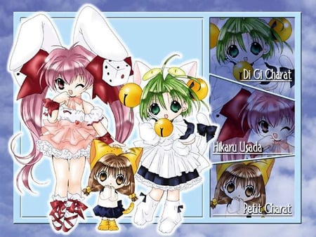 Di Gi Charat - anime, girls, cute, di gi charat