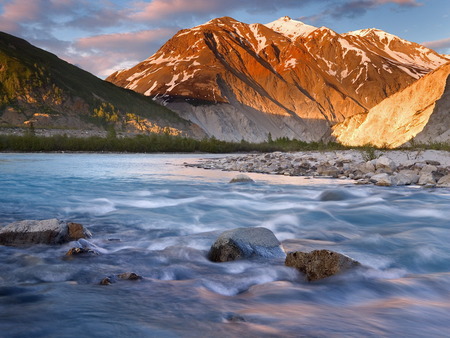 river - river, mountains, rocks