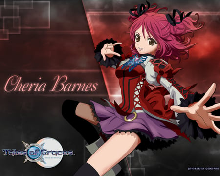 Cheria Barnes - red hair, hot, sexy, cheria, rpg, video game, tales of graces