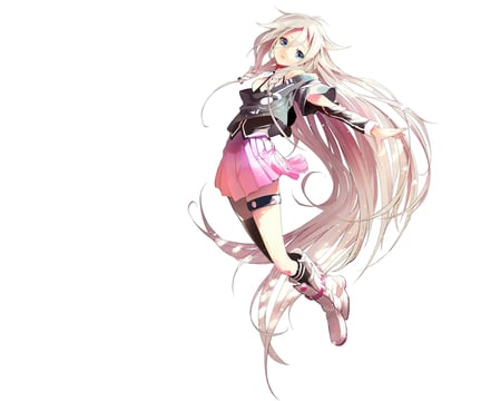 Ia - vocaloid, anime, anime girl, ia, dress, girl, cute, kawai