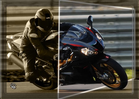 Passion - motorcycles, sport, aprilia, outofbound, rsvmille