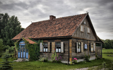 Mazury - Poland - hut, farm, poland, polska, shack, polish, mazury, farms, cute