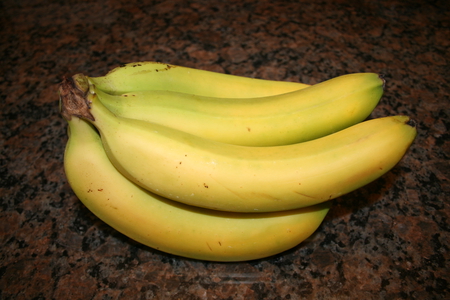 Banana a daily benefit  - yellow, green, photography, brown, banana