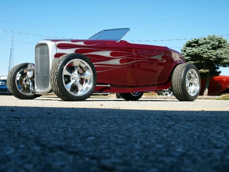 Hot Street Rod - street, hot, rod, ford, antique, hotrod, vintage, wheels, custome, classic