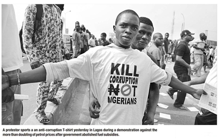 Kill Corruption - people, africa, kill, food, oil, corruption, nigeria, poverty, kill corruption