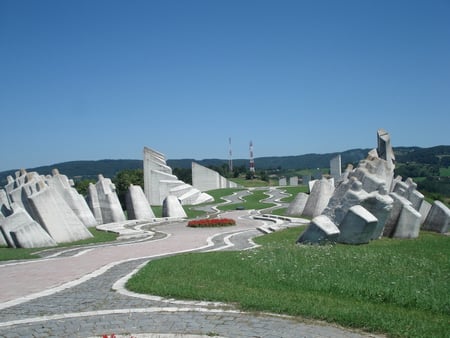 monument of culture - stone, monument, rock, battlefield