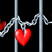 chained heart