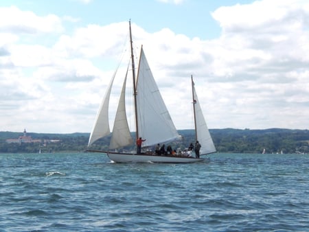 Sailboat Albatros - sailboat, traditional, yawl, germany