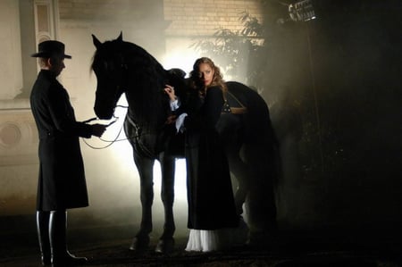 leona lewis - pretty, female, photography, singer, man, horse, dark, animal, woman