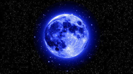 Spacial body - moon, space, nature, blue